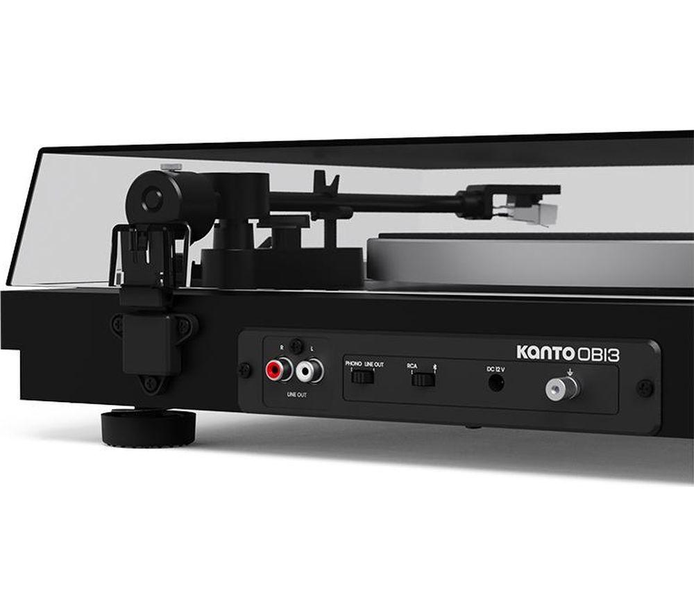 KANTO AUDIO OBI3 G2 Belt Drive Bluetooth Turntable - Black image number 3 of 3