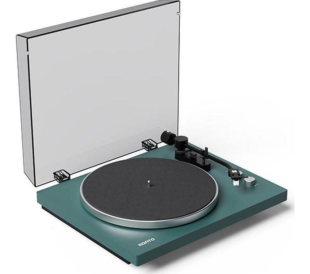 KANTO AUDIO OBI3 G2 Belt Drive Bluetooth Turntable - Green image number 2 of 3