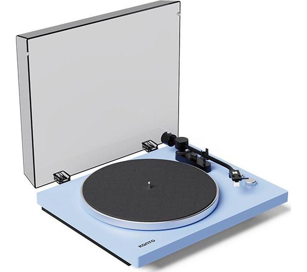 KANTO AUDIO OBI3 G2 Belt Drive Bluetooth Turntable - Ice Blue image number 2 of 3