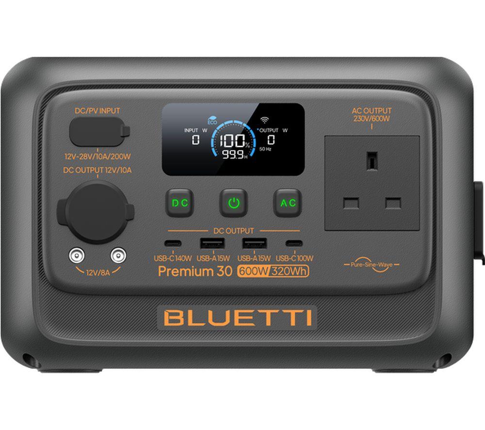 Bluetti Premium 30 V2 320 Wh Portable Power Station, Orange,Black