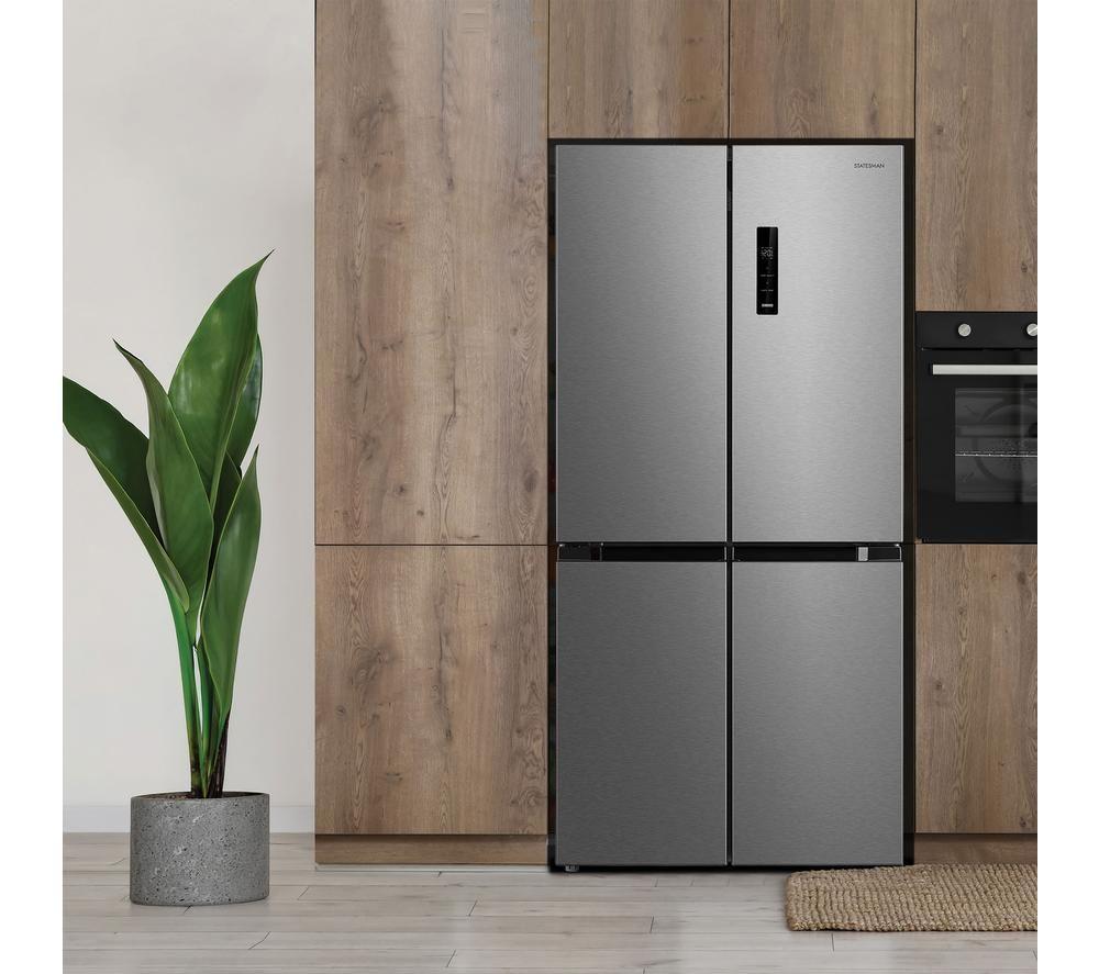 STATESMAN MD018474NI American-Style Fridge Freezer - Silver image number 3 of 12