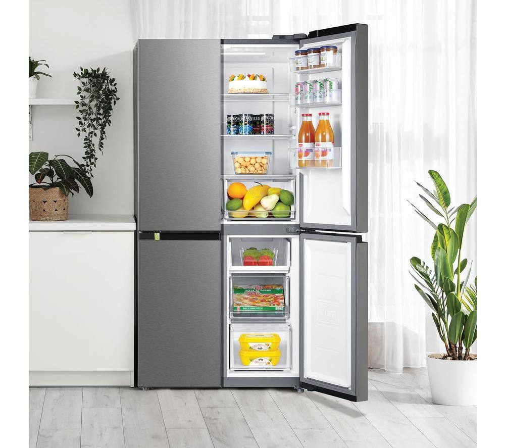 STATESMAN MD018474NI American-Style Fridge Freezer - Silver image number 5 of 12