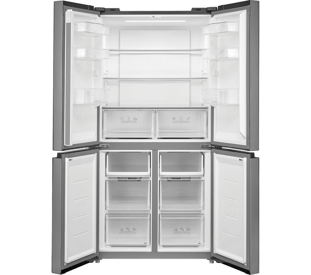 STATESMAN MD018474NI American-Style Fridge Freezer - Silver image number 7 of 12