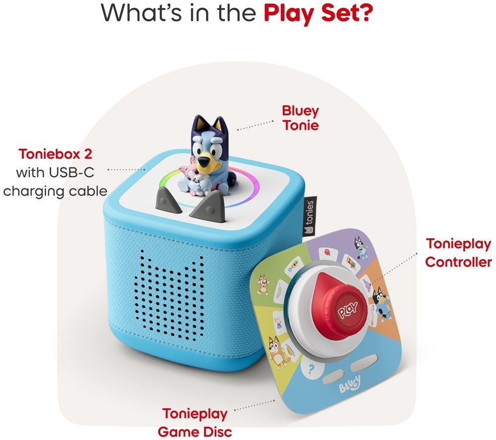 TONIES Toniebox 2 Bluey Play Set - Blue image number 2 of 6