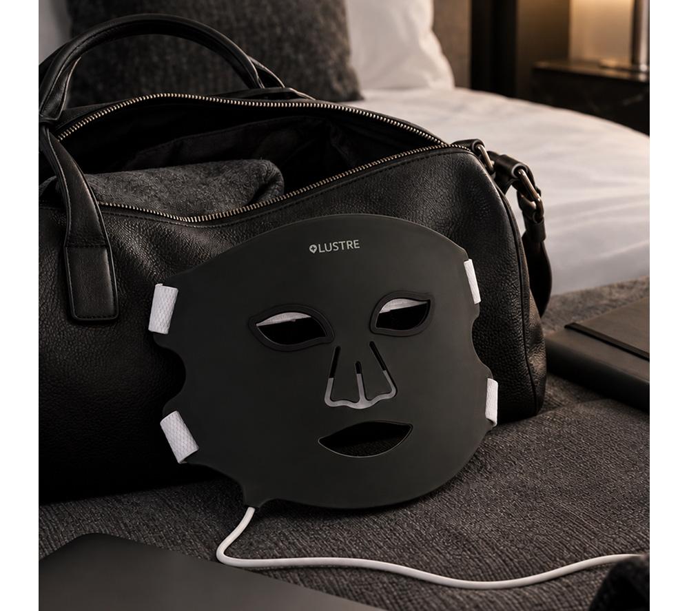 LUSTRE Revive Onyx LED Face Mask - Black image number 8 of 8
