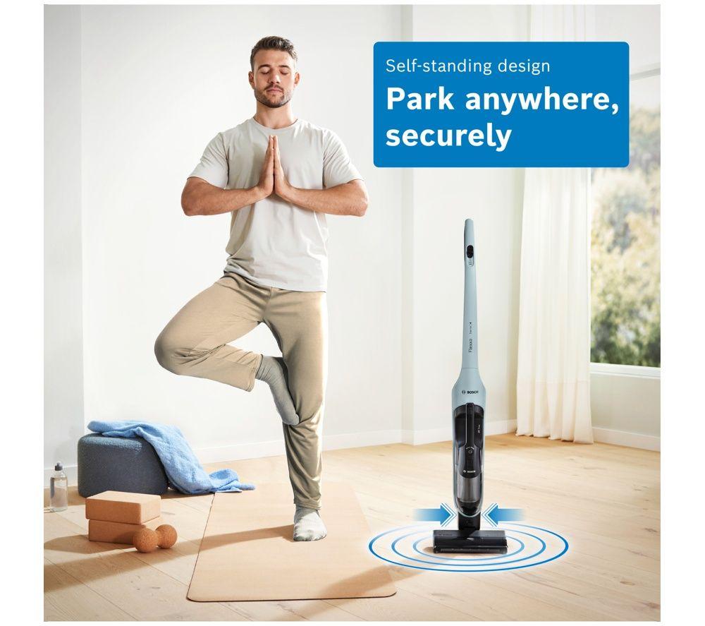 BOSCH Series 4 Flexxo BH4SM28GB Cordless Handstick Vacuum Cleaner - Blue image number 6 of 11