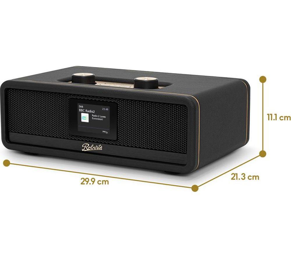 ROBERTS Revere 100 Wireless All-in-One Stereo System - Black image number 2 of 6