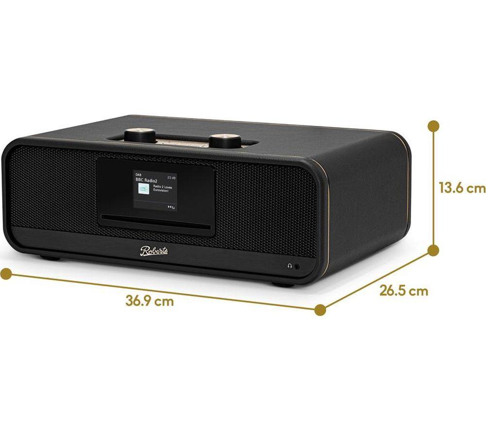 ROBERTS Revere 300 Bluetooth All-in-One Stereo System - Black image number 4 of 5