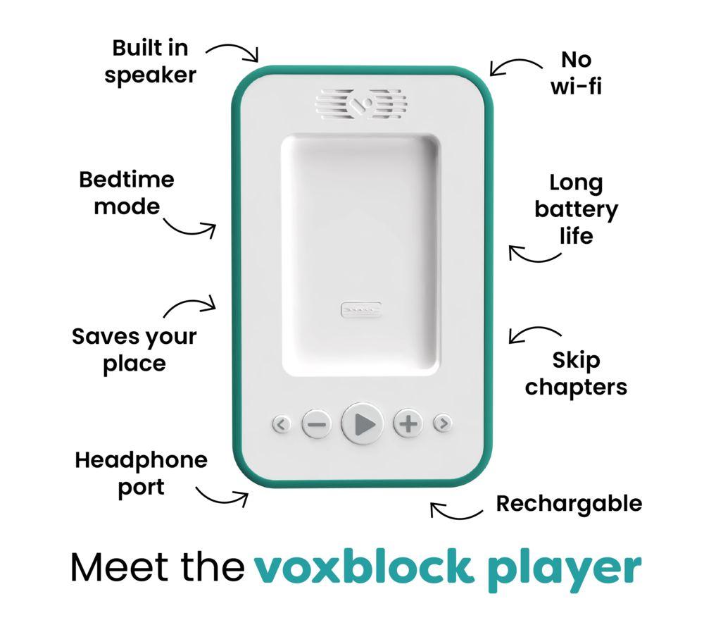 VOXBLOCK 273-PB95472GREBING Audio Book Player with Bing Audio Book - Green image number 3 of 5