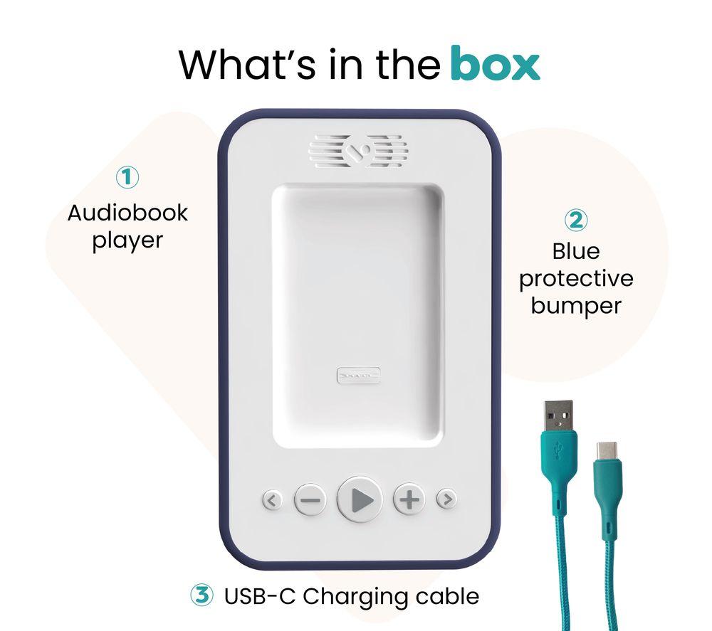 VOXBLOCK Audio Book Player with Peppa Pig Audio Book - Blue image number 2 of 5