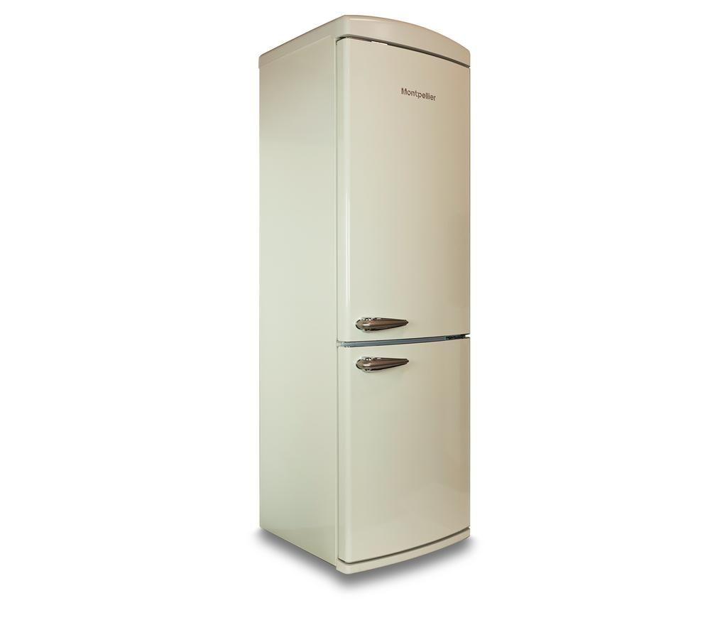 MONTPELLIER Retro Style MAB190C 70/30 Fridge Freezer - Cream image number 11 of 12