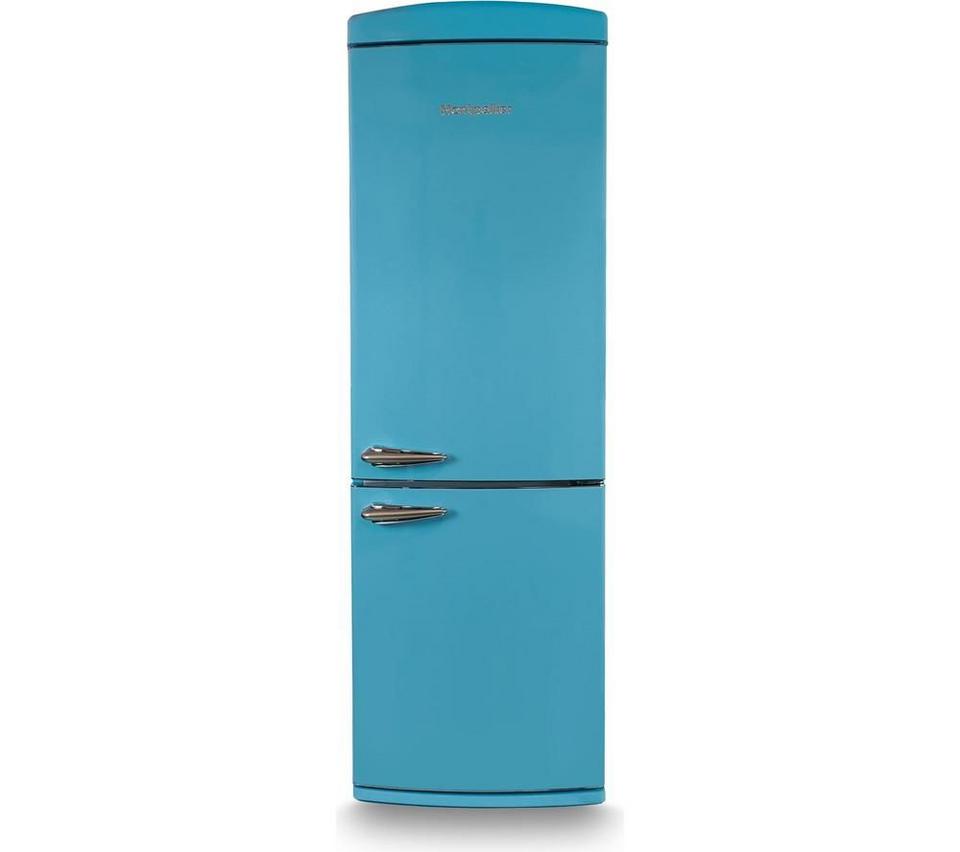 MONTPELLIER Retro Style MAB190PB 70/30 Fridge Freezer - Pale Blue