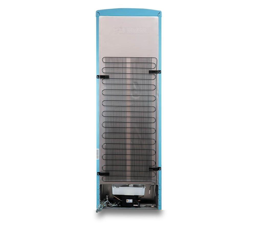 MONTPELLIER Retro Style MAB190PB 70/30 Fridge Freezer - Pale Blue image number 8 of 11