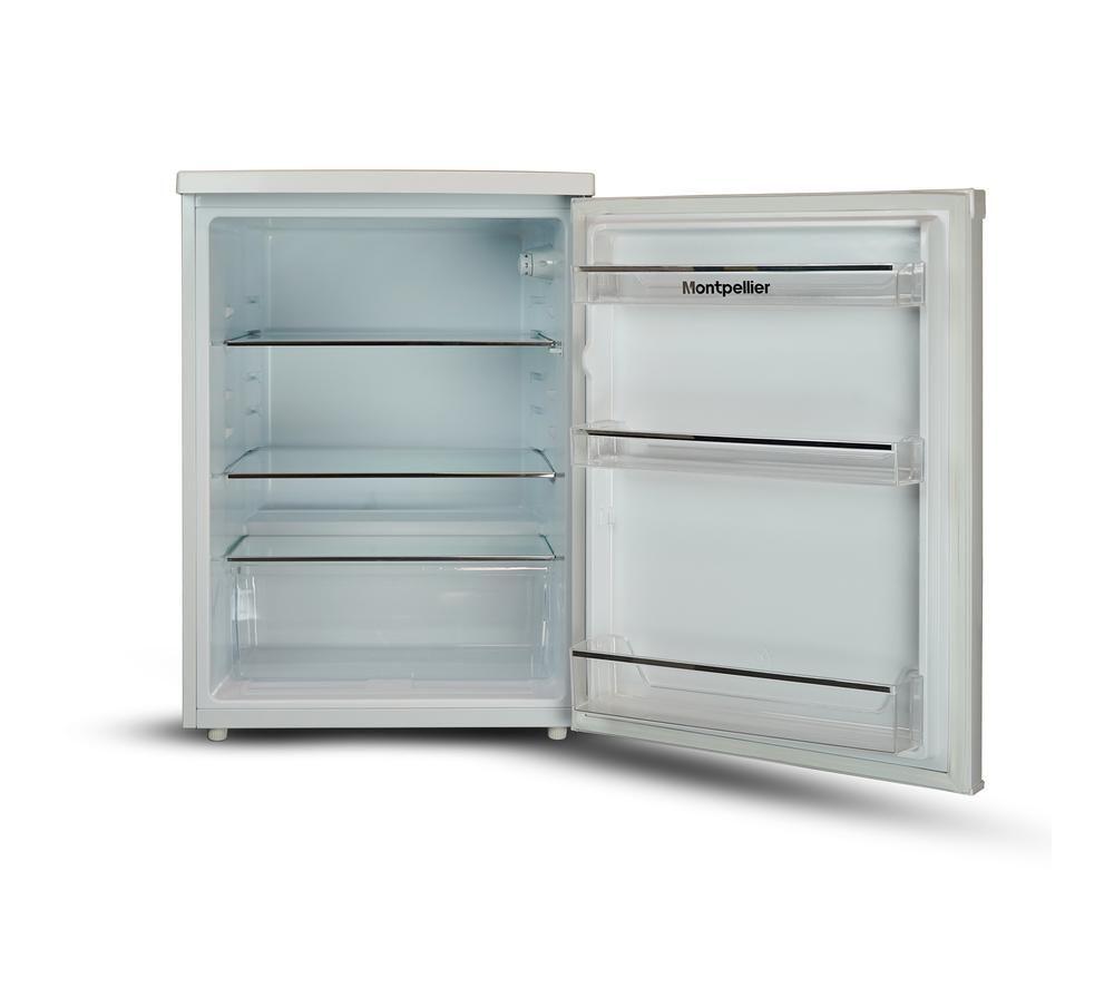 MONTPELLIER MDAUCL60W Undercounter Fridge - White image number 3 of 5