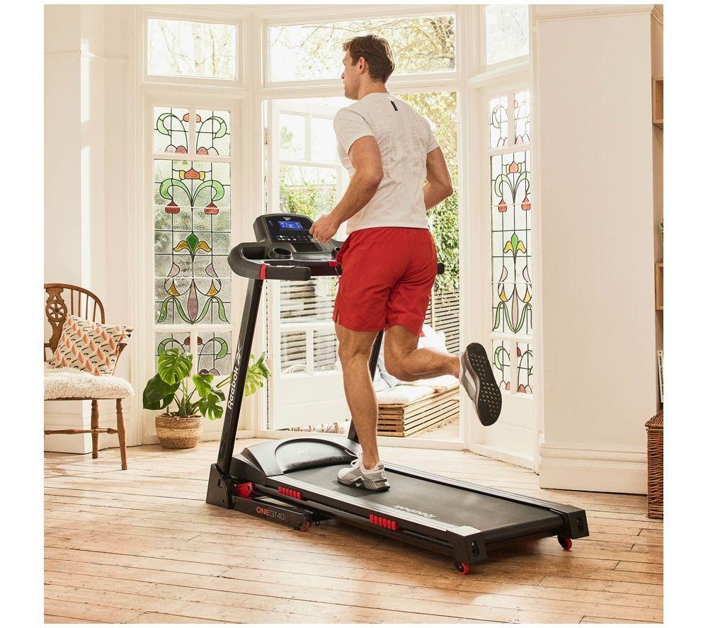 REEBOK GT40z Folding Smart Treadmill - Black image number 8 of 10