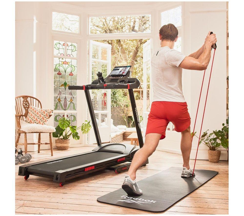 REEBOK GT40z Folding Smart Treadmill - Black image number 9 of 10