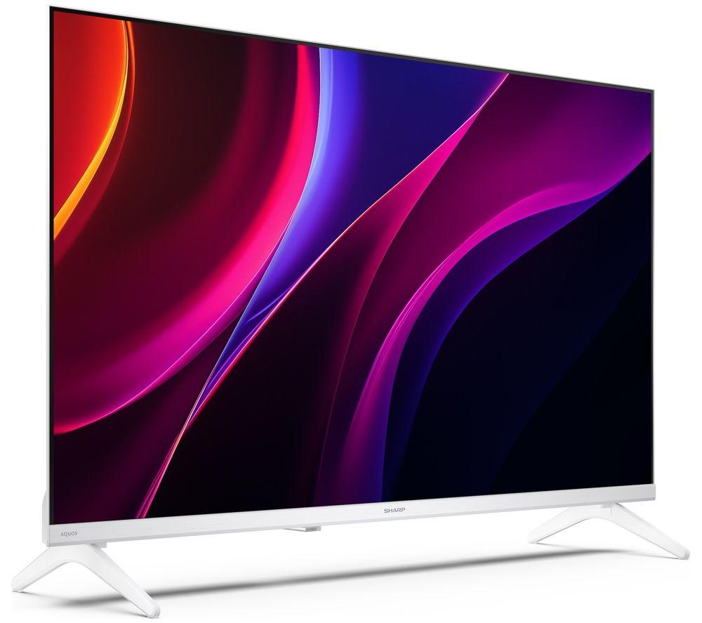 SHARP 1T-C32HE2245IW 32" Smart HD Ready HDR LED TV - White image number 4 of 5