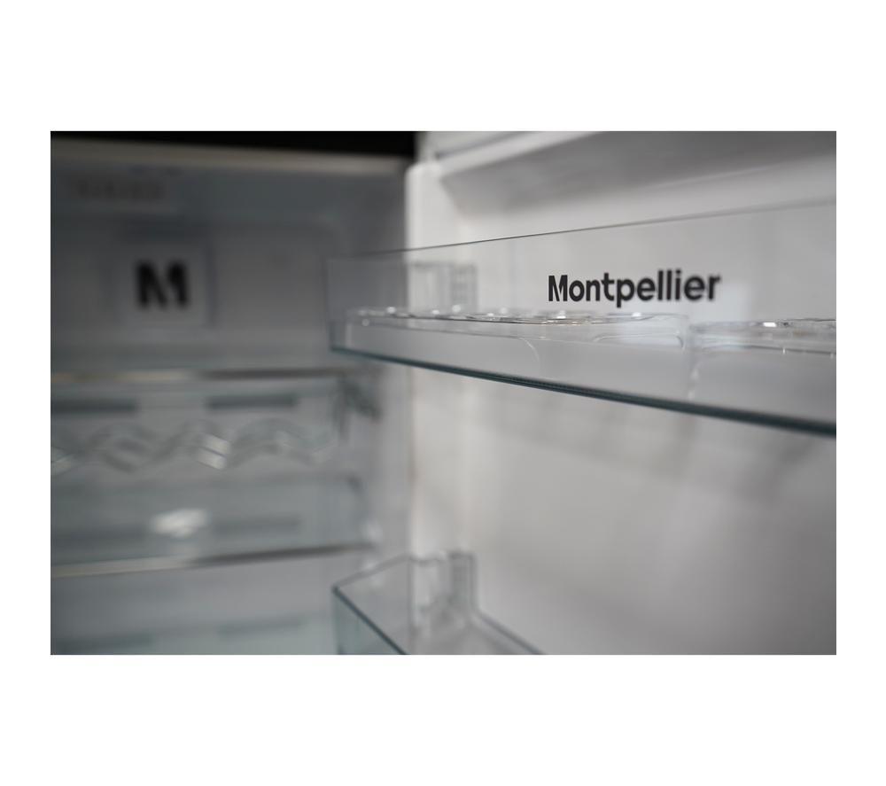 MONTPELLIER Retro Style MAB190K 70/30 Fridge Freezer - Black image number 6 of 11