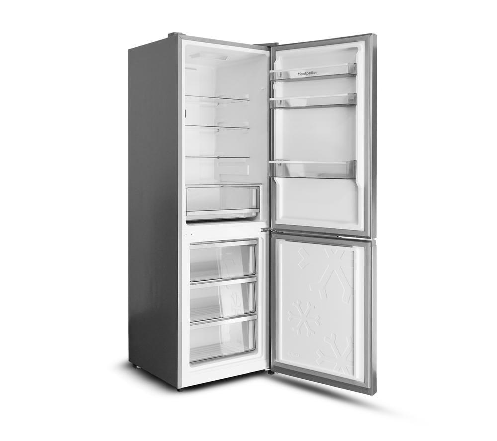 MONTPELLIER MDANF188X 70/30 Fridge Freezer - Inox image number 4 of 7