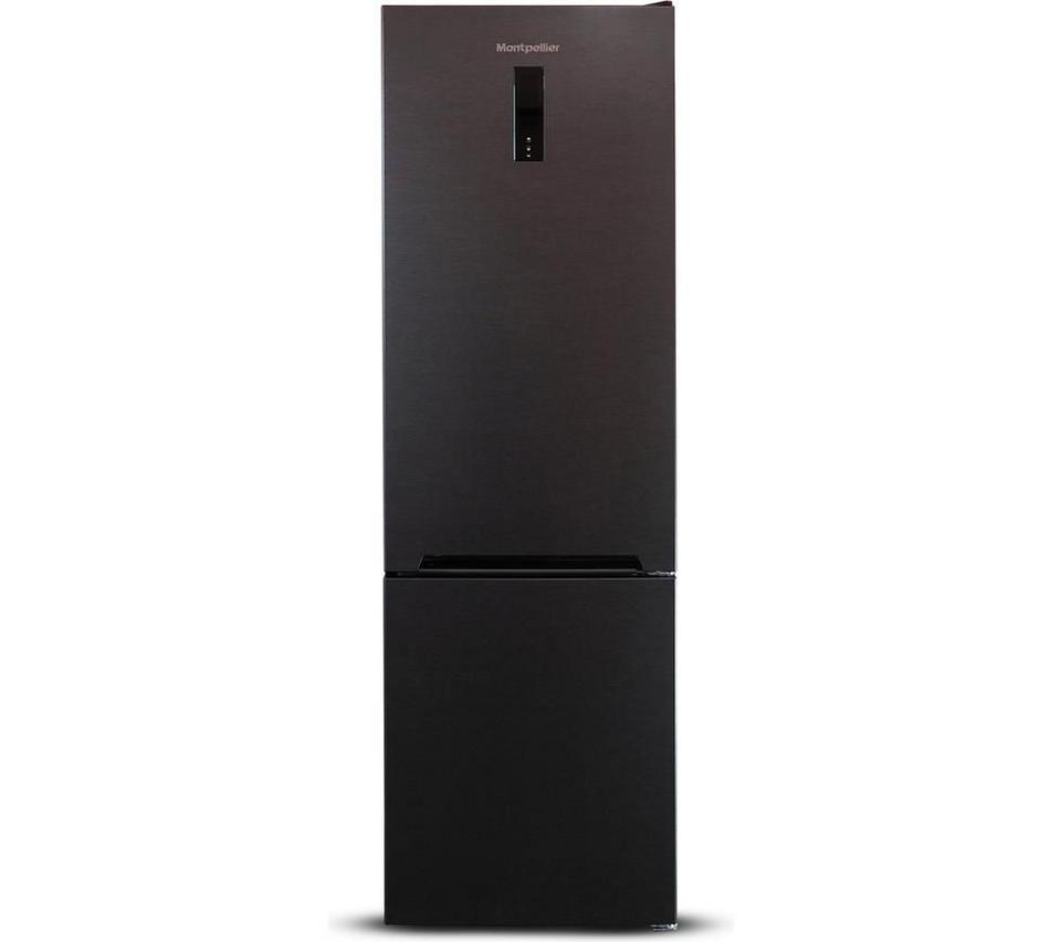 MONTPELLIER MDANF201DX 70/30 Fridge Freezer - Dark Inox