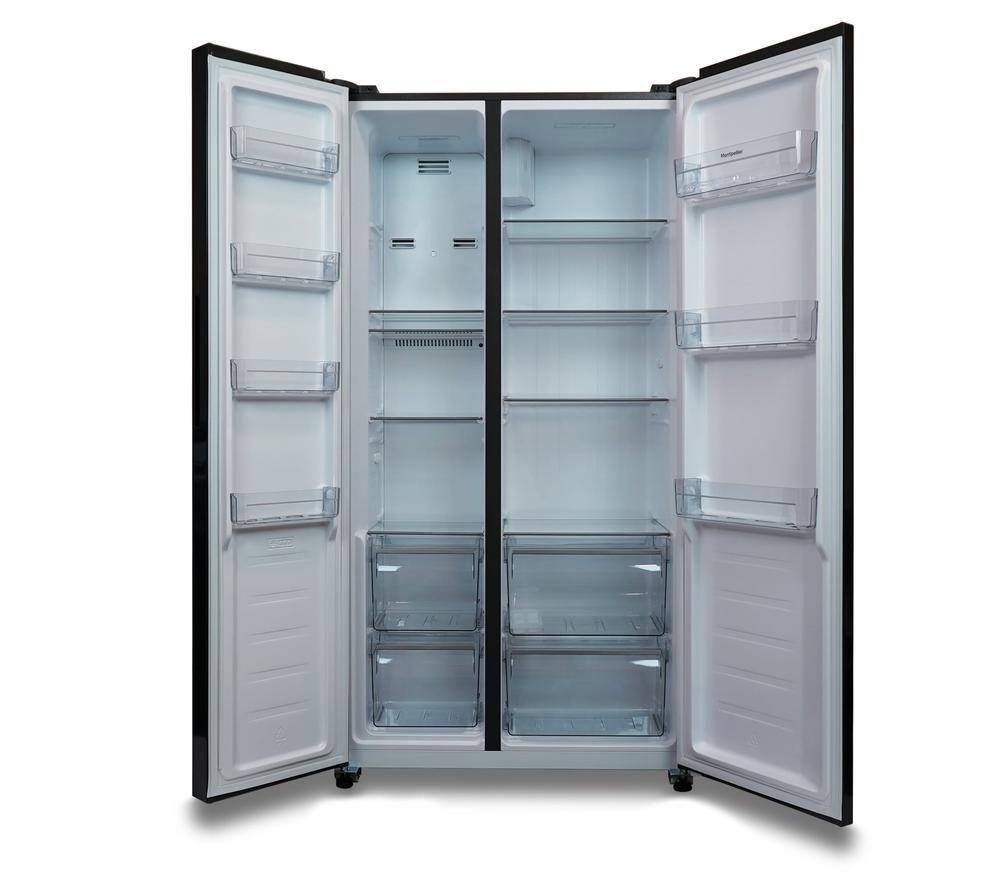 MONTPELLIER MSBS442K American-Style 65/35 Fridge Freezer - Black image number 8 of 10