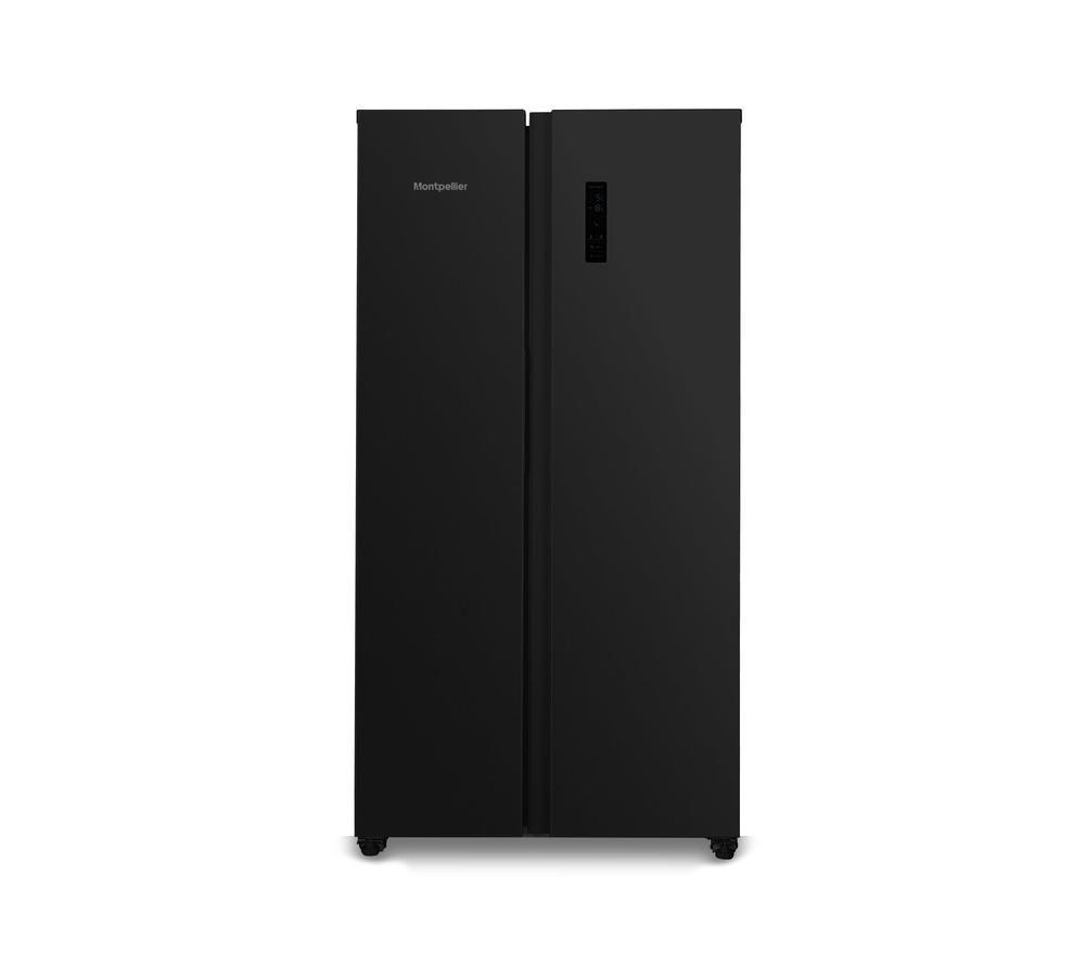MONTPELLIER MSBS442K American-Style 65/35 Fridge Freezer - Black image number 10 of 10
