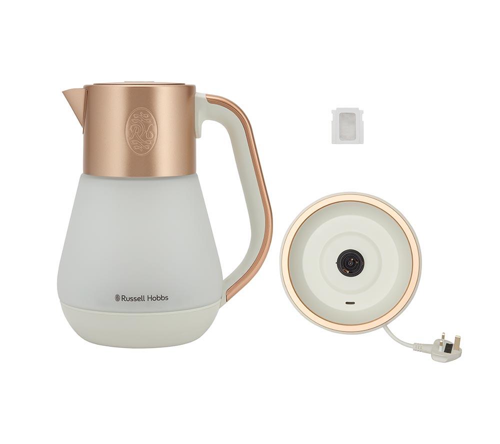 RUSSELL HOBBS Calm Connected 27480 Smart Kettle - White & Copper image number 9 of 9