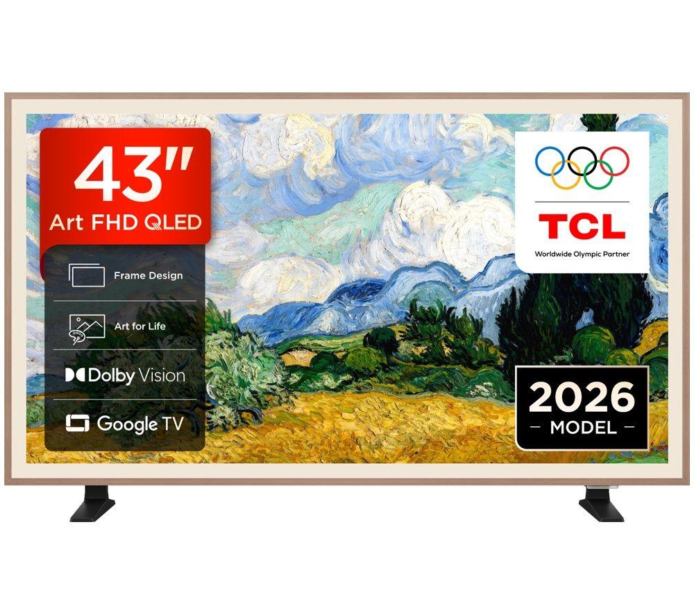 Tcl Black Pro-Uk 43`` 4K Ultra Hd Qled Ai Art Tv - Image 3