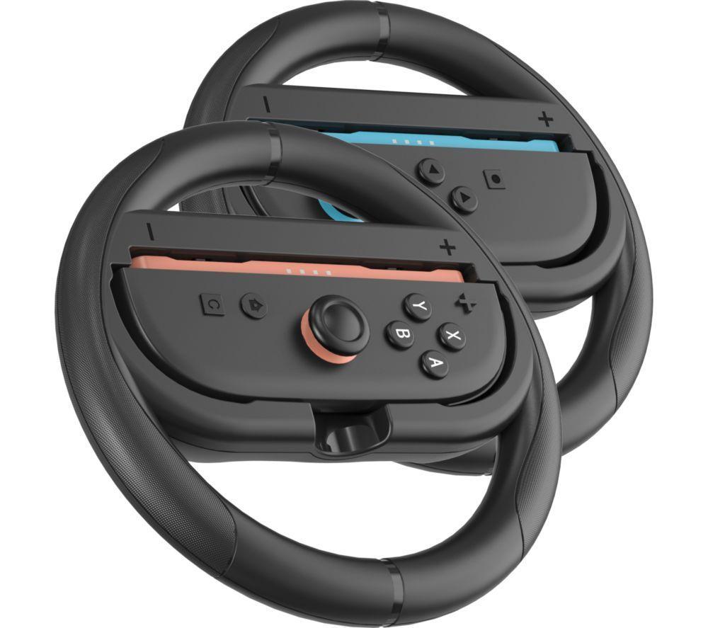 NINTENDO Switch 2, Super Mario Bros 40th Anniversary Keychain, Nintendo Joy-Con Racing Wheels & Mario Kart World Bundle image number 8 of 16