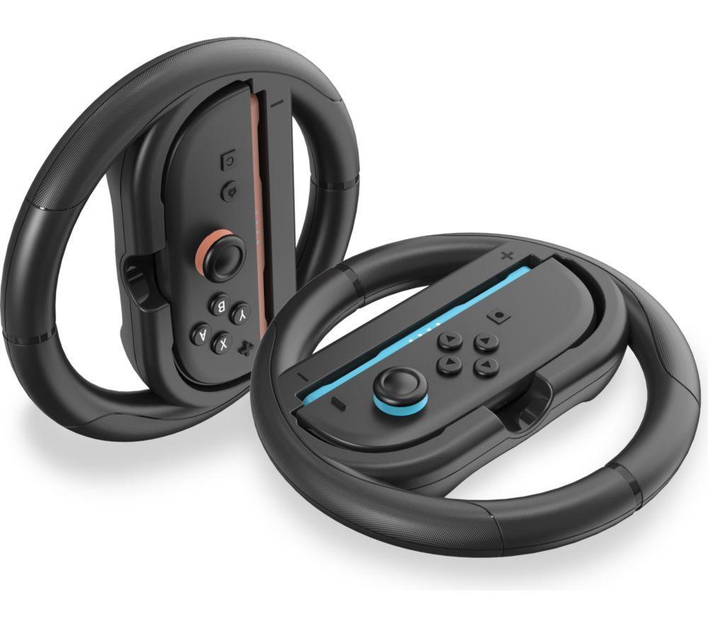 NINTENDO Switch 2, Super Mario Bros 40th Anniversary Keychain, Nintendo Joy-Con Racing Wheels & Mario Kart World Bundle image number 10 of 16