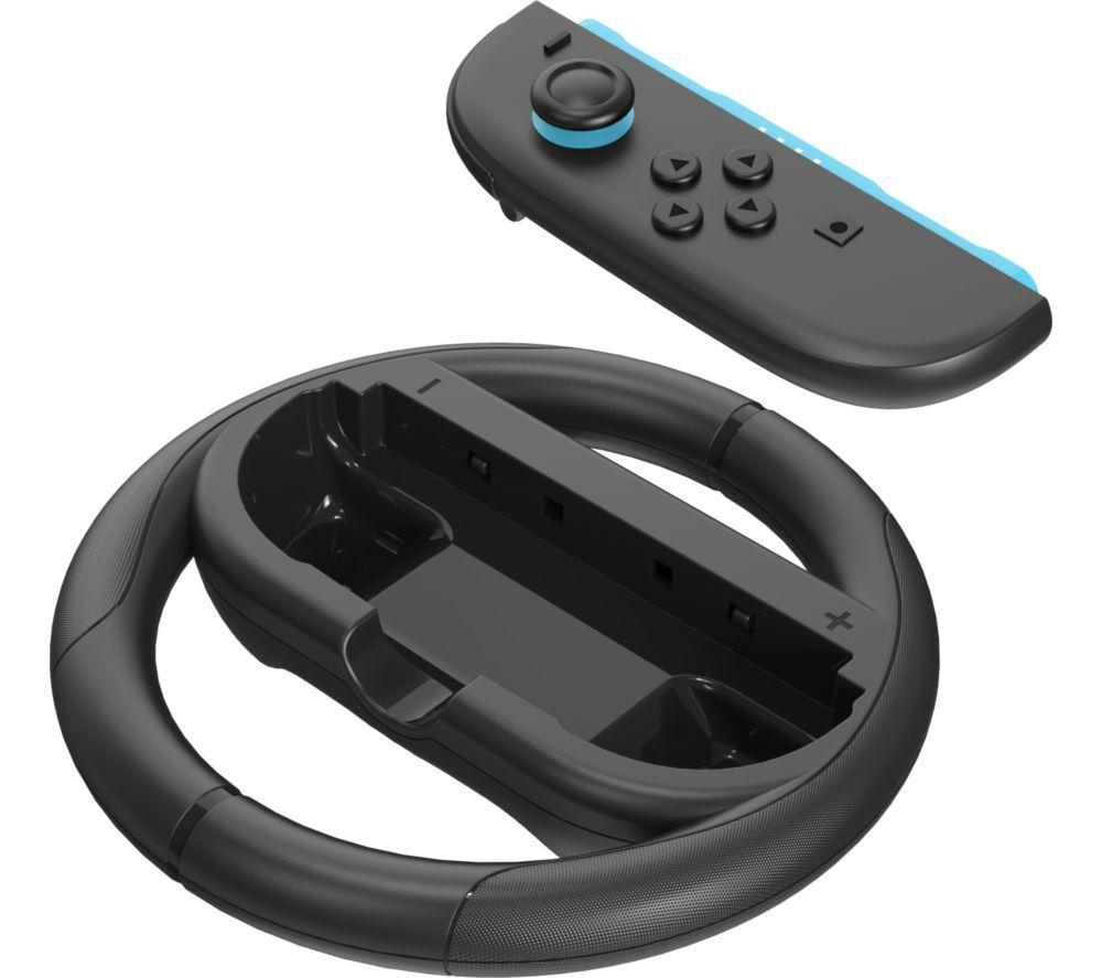 NINTENDO Switch 2, Super Mario Bros 40th Anniversary Keychain, Nintendo Joy-Con Racing Wheels & Mario Kart World Bundle image number 11 of 16