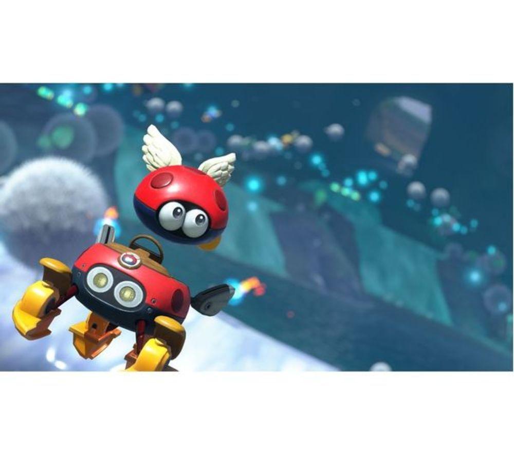 NINTENDO Switch 2, Super Mario Bros 40th Anniversary Keychain, Nintendo Joy-Con Racing Wheels & Mario Kart World Bundle image number 14 of 16