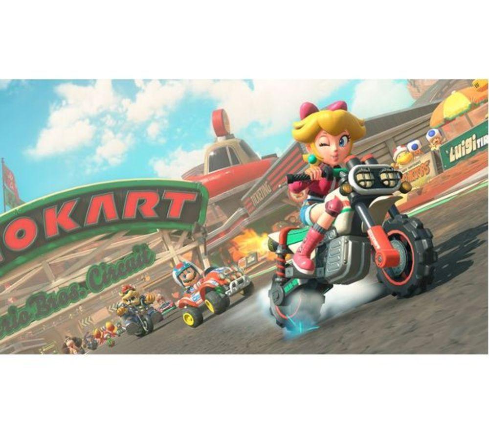 NINTENDO Switch 2, Super Mario Bros 40th Anniversary Keychain, Nintendo Joy-Con Racing Wheels & Mario Kart World Bundle image number 16 of 16
