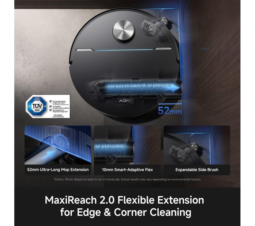 MOVIES Z70 Ultra Complete Robot Vacuum Cleaner - Brushed Metallic image number 10 of 20