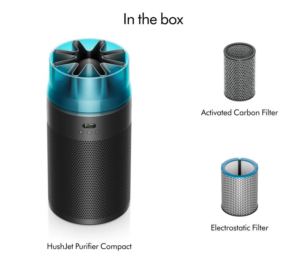 DYSON HushJet HJ10 Compact Air Purifier - Black & Teal image number 3 of 3
