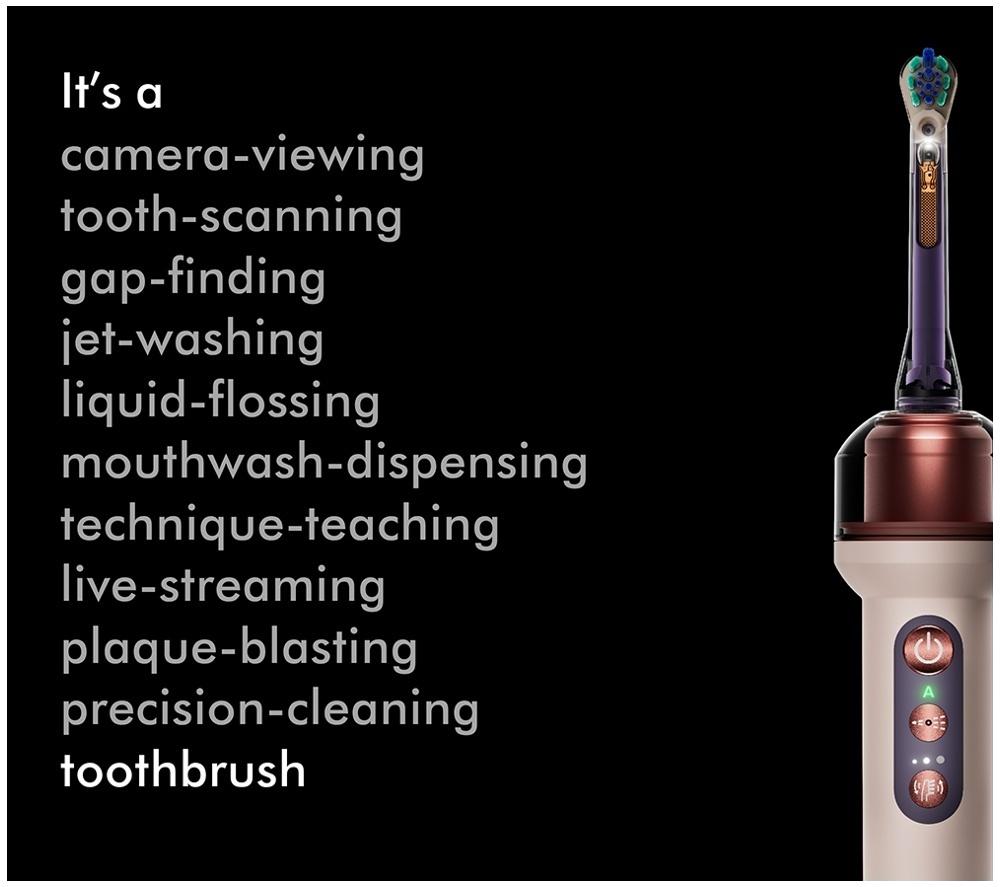 DYSON CameraJet Electric Toothbrush with Flosser - Ceramic Pink image number 3 of 12