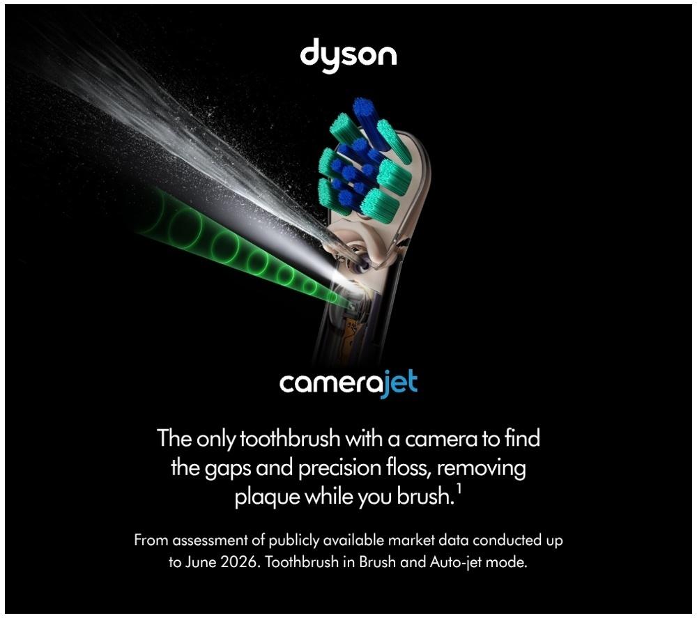 DYSON CameraJet Electric Toothbrush with Flosser - Ceramic Pink image number 4 of 12