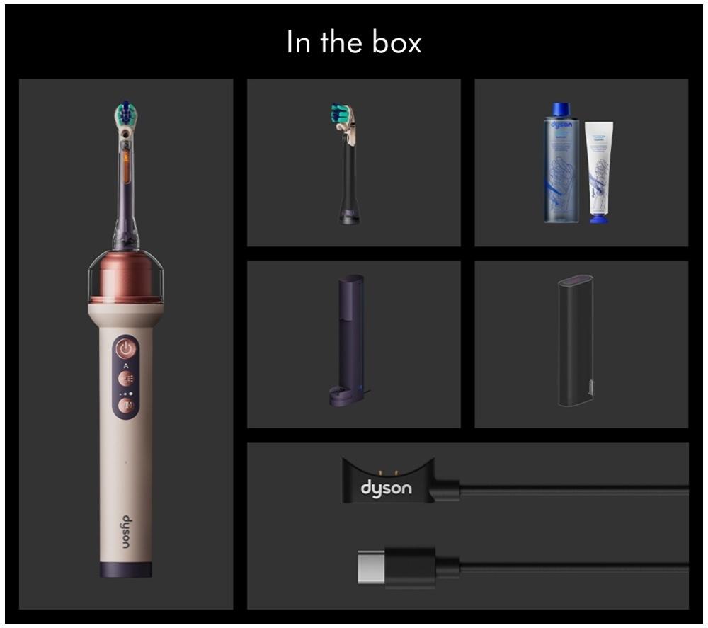 DYSON CameraJet Electric Toothbrush with Flosser - Ceramic Pink image number 9 of 12