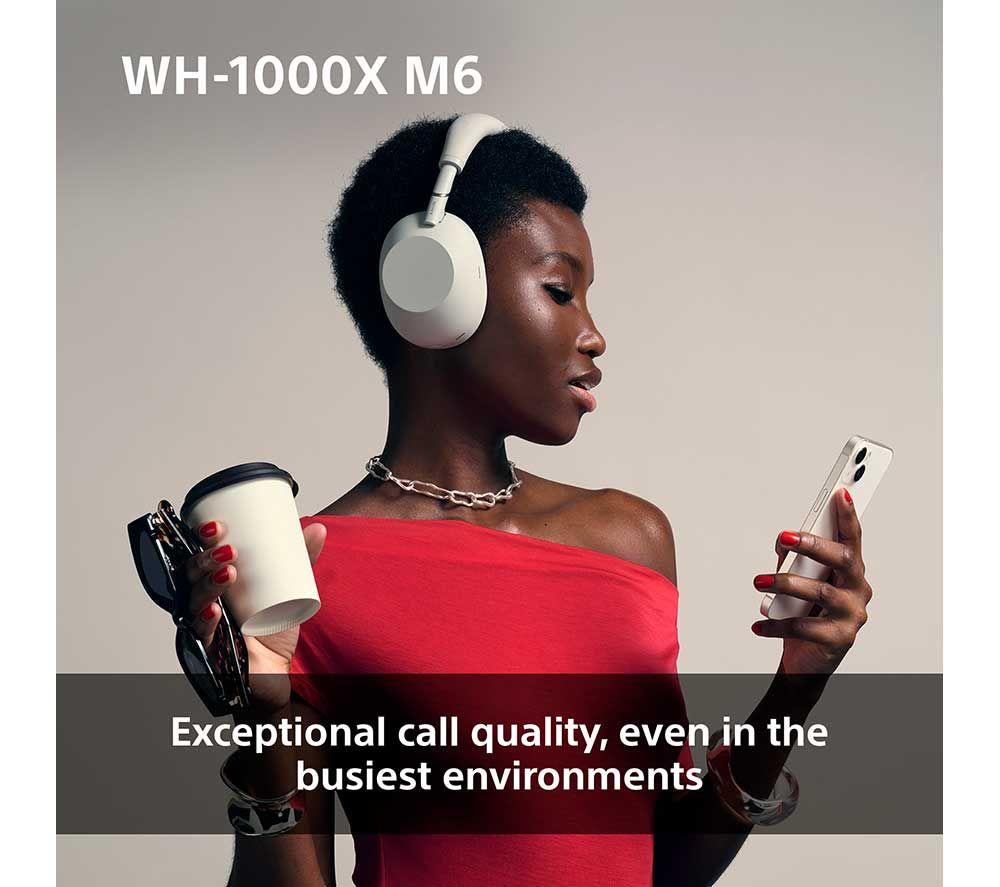 SONY WH-1000XM6 Wireless Bluetooth Noise-Cancelling Headphones - Olive Grey image number 10 of 16