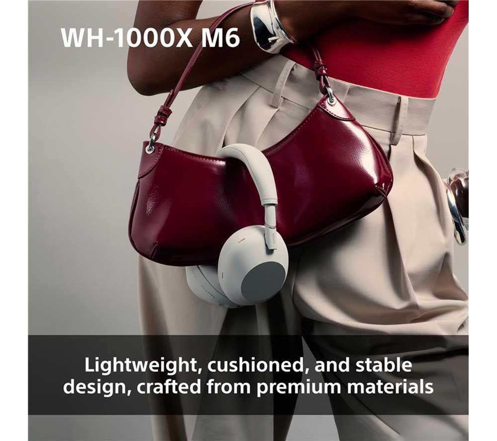 SONY WH-1000XM6 Wireless Bluetooth Noise-Cancelling Headphones - Olive Grey image number 13 of 16