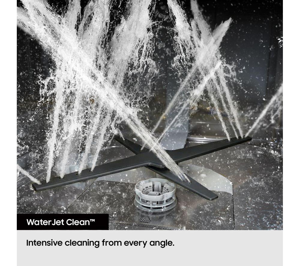 SAMSUNG Series 8 WaterJet Clean DW80H73VBB0U4 Full-size Fully Integrated WiFi-enabled Dishwasher image number 3 of 5