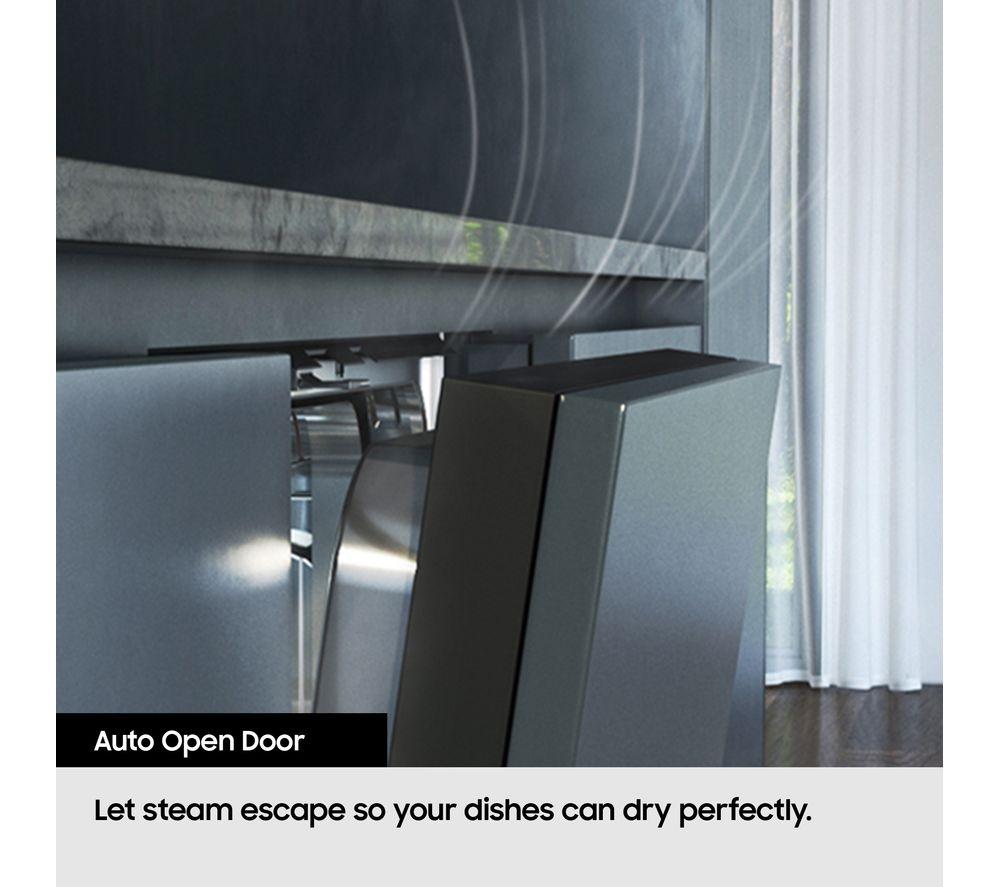 SAMSUNG Series 8 WaterJet Clean DW80H73VBB0U4 Full-size Fully Integrated WiFi-enabled Dishwasher image number 5 of 5