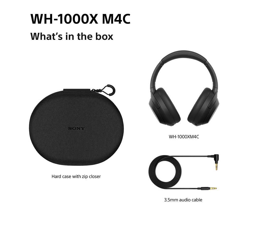 SONY WH-1000XM4C Wireless Bluetooth Noise-Cancelling Headphones - Lavender image number 9 of 18