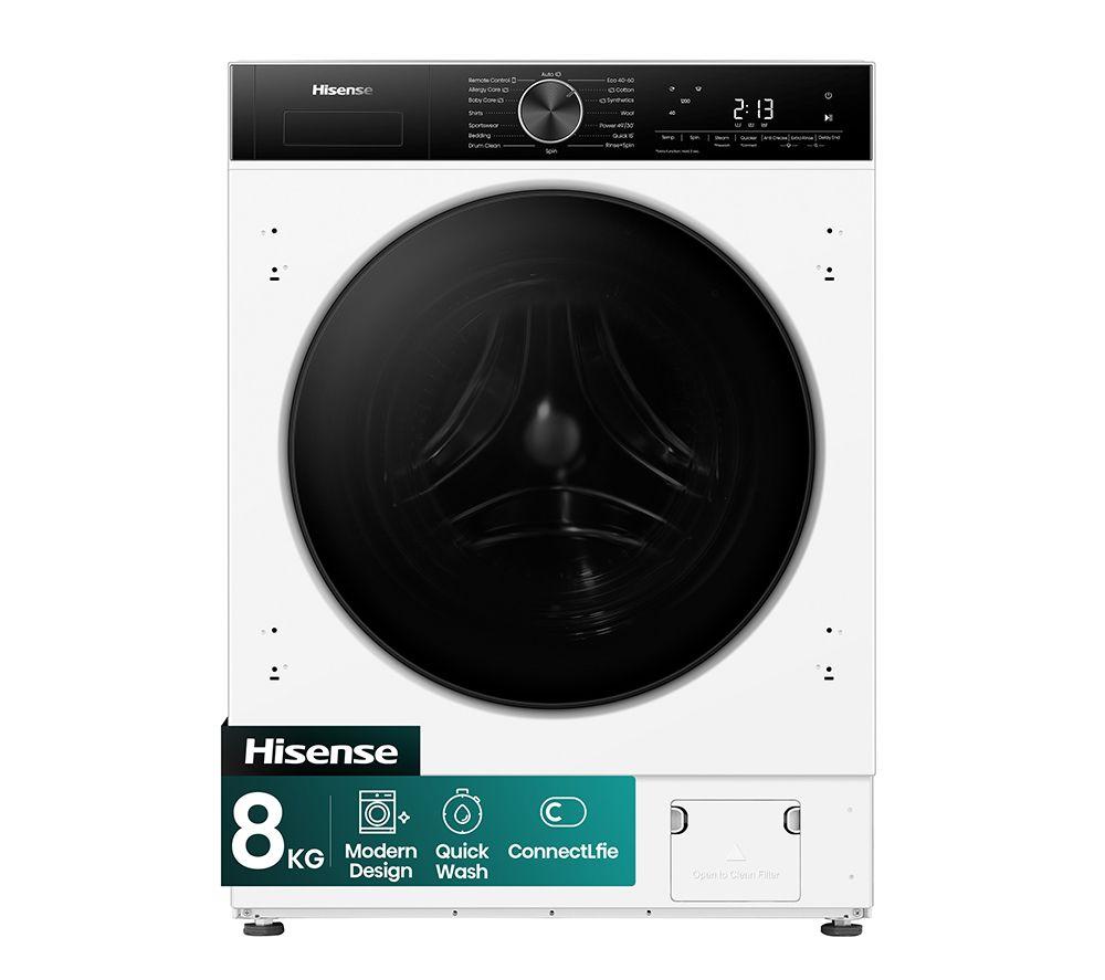 Buy HISENSE 5 Series WF80BI543BWP Integrated WiFi-enabled 8 kg 1400 ...