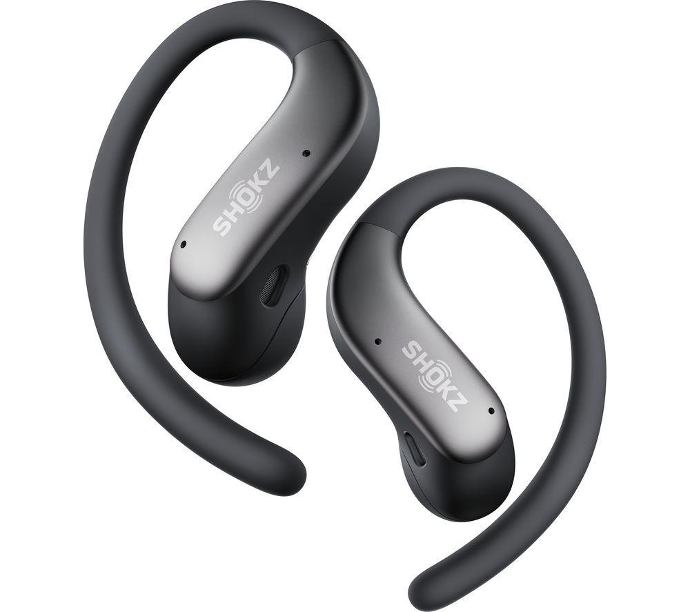 SHOKZ OpenFit Air 2 Wireless Bluetooth Earbuds - Black image number 2 of 2