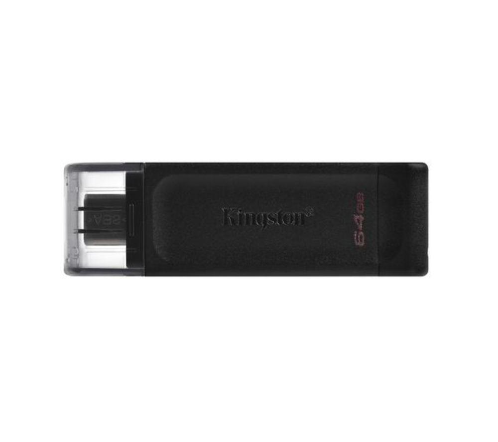 KINGSTON DataTraveler 70 USB-C Flash Drive - 64 GB, Black image number 4 of 4