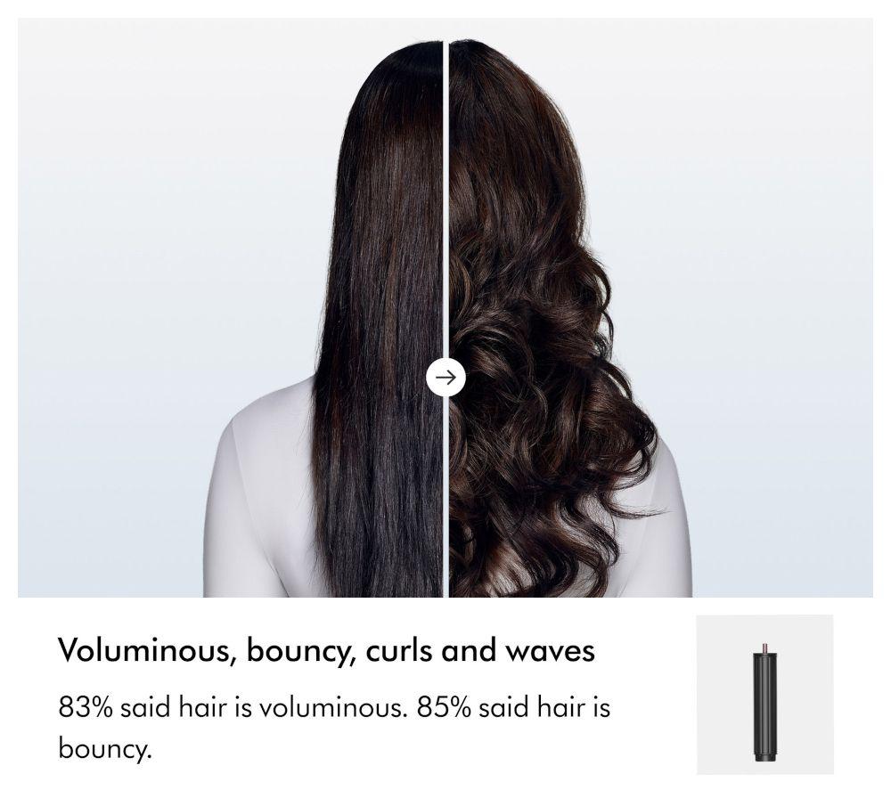DYSON Airwrap Co-anda 2x Straight + Wavy Multi-Styler & Dryer - Ceramic Pink & Rose Gold image number 3 of 10