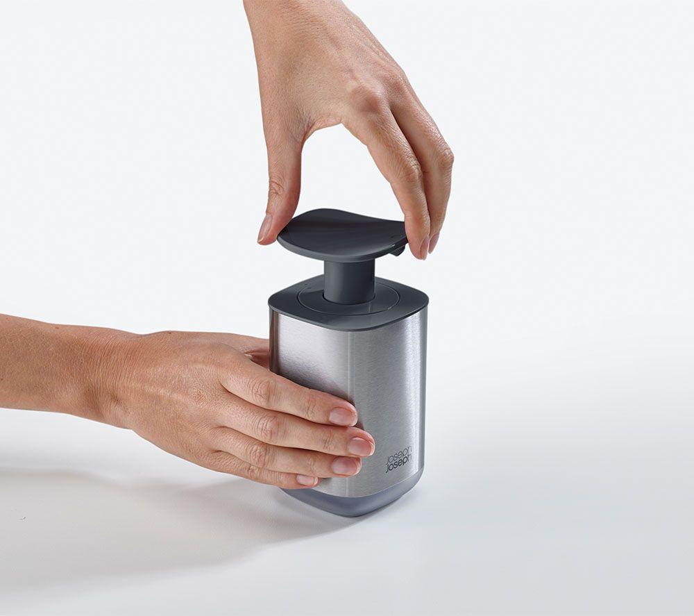 JOSEPH JOSEPH Presto Hygienic Soap Dispenser - Grey image number 4 of 5