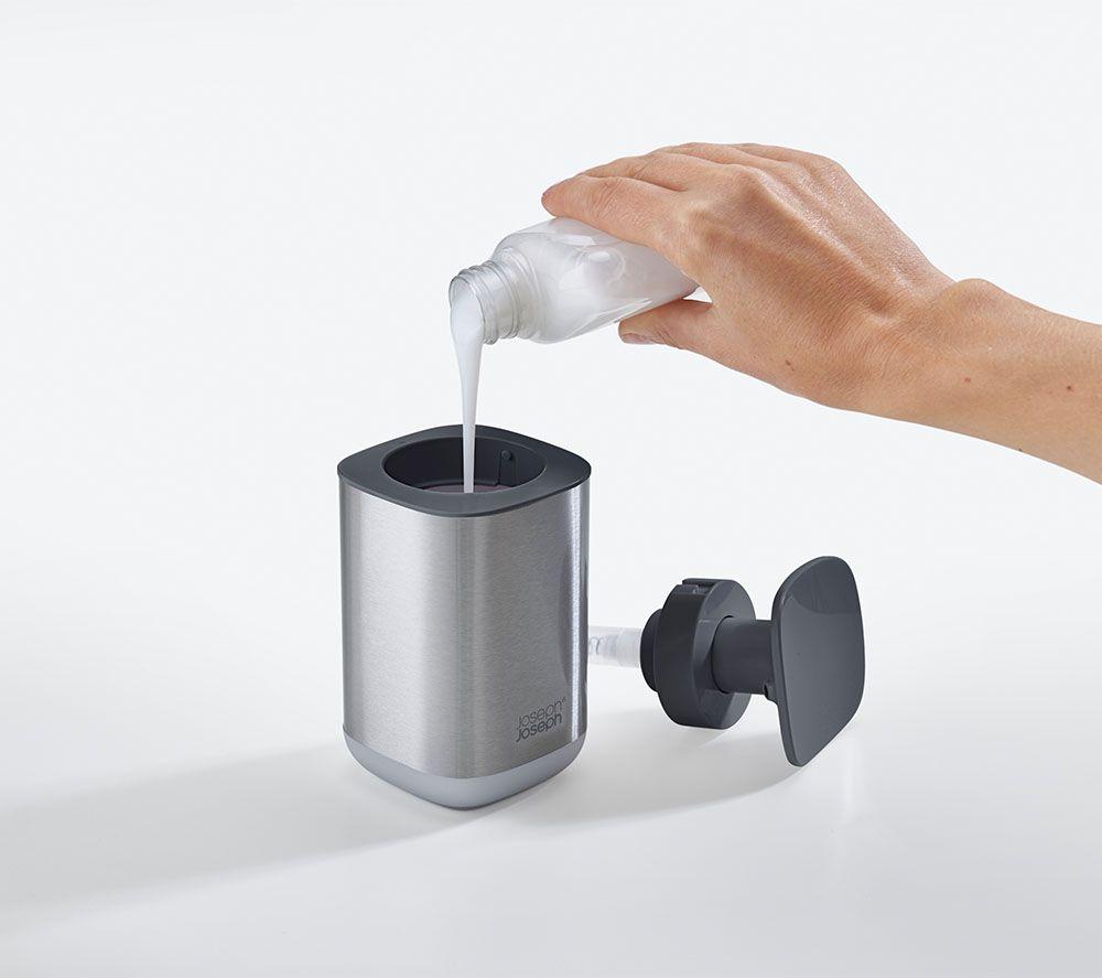 JOSEPH JOSEPH Presto Hygienic Soap Dispenser - Grey image number 5 of 5