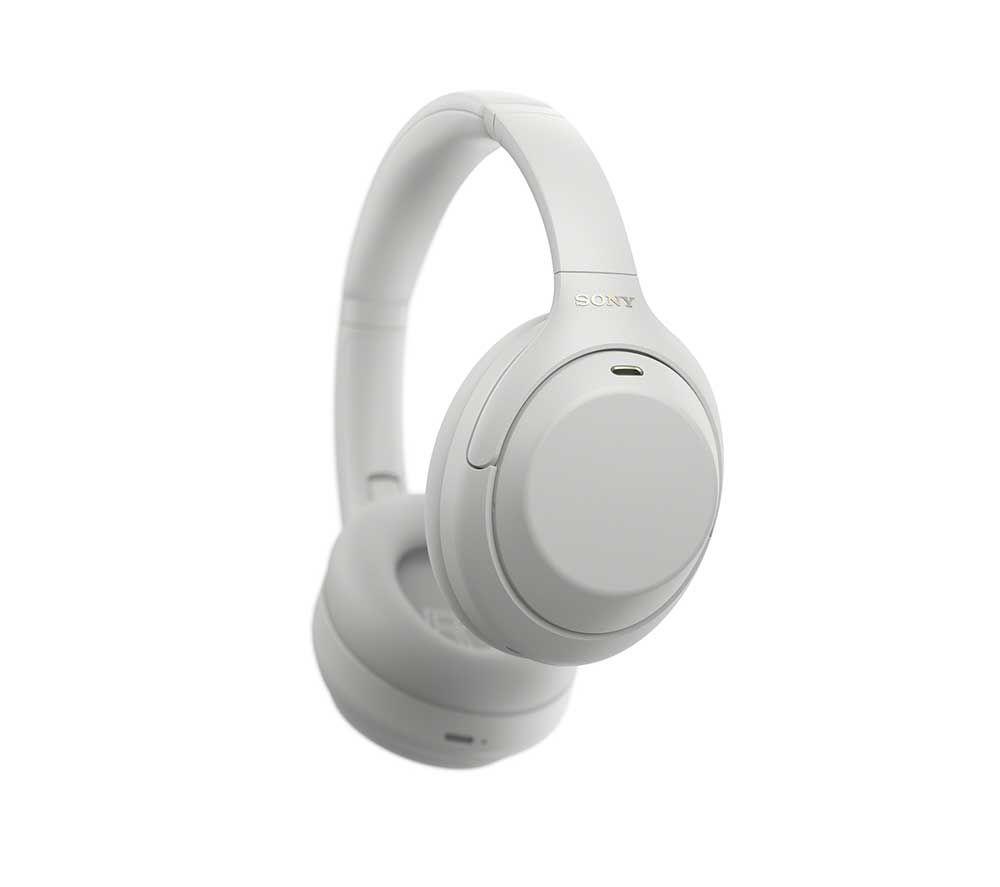 SONY WH-1000XM4C Wireless Bluetooth Noise-Cancelling Headphones - Platinum Silver image number 12 of 18